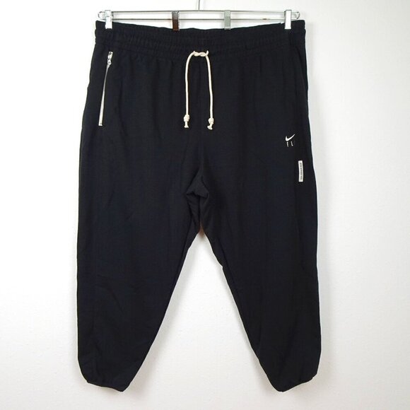 Nike Pants - Nike Dri-Fit Basketball Pants Women's Plus Size 3X Black Drawstring Swoosh Fly